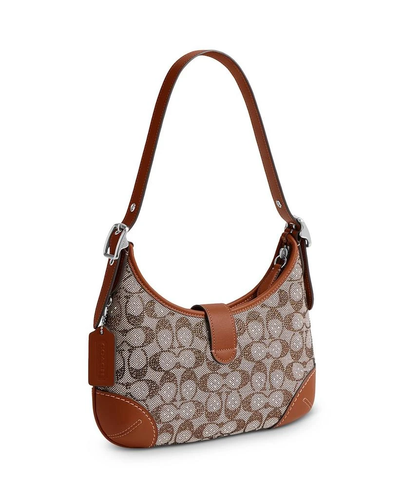 Coach Hamptons Hobo Bag in Crystal Signature Jacquard 3