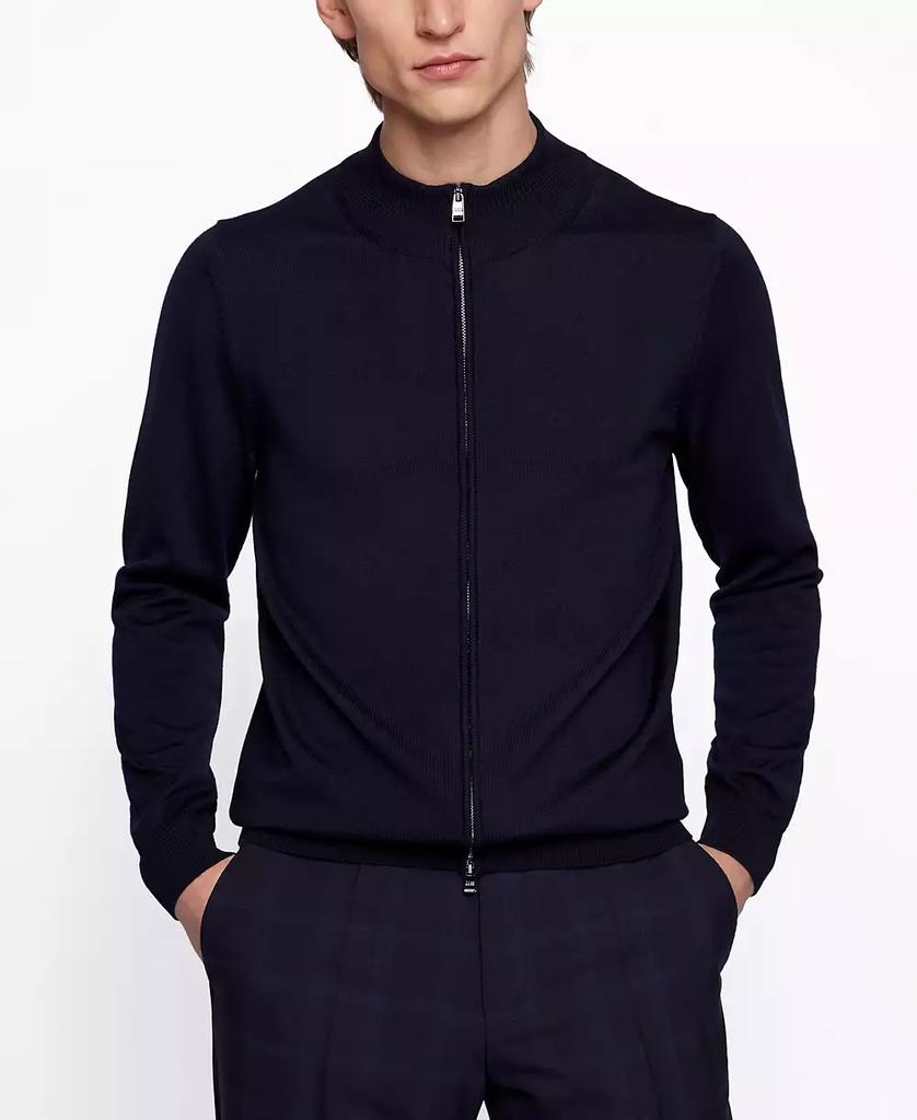 Hugo Boss Men's Regular-Fit Cardigan - Sweaters - Free