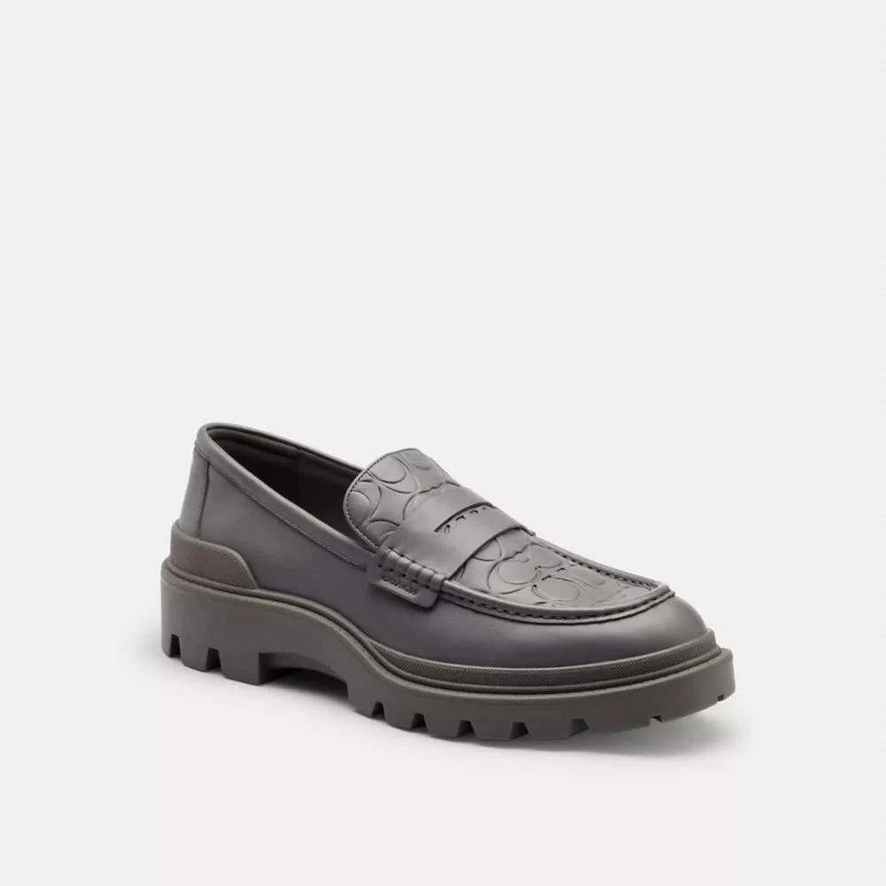 Coach Loafer With Signature Print 2