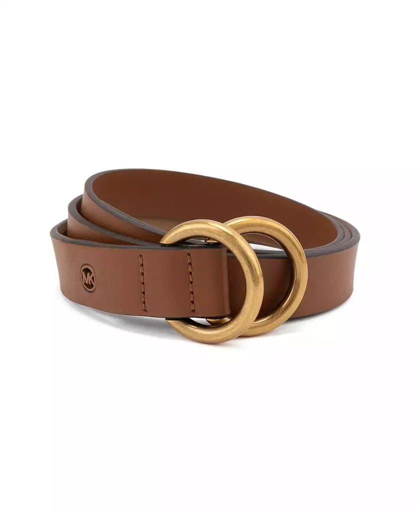 Michael Kors 25mm Double Ring Leather Belt 2