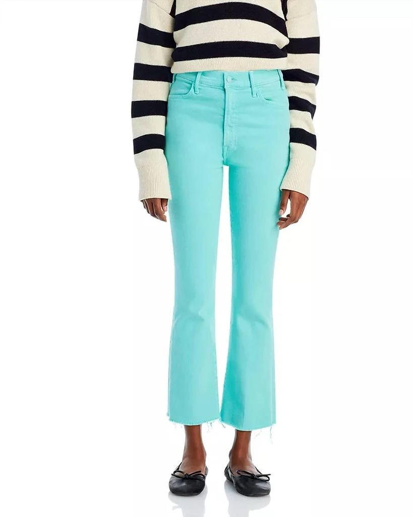 MOTHER Hustler Ankle Fray Flare Leg Jeans 3