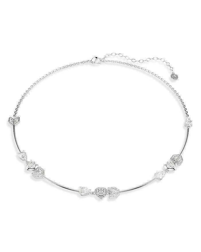 Swarovski Idyllia Cubic Zirconia Heart 
Arrow Collar Necklace, 14.87-17.75"