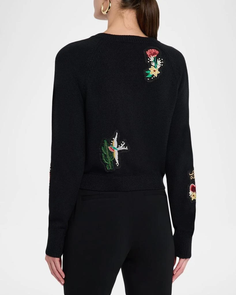 Cinq a Sept Millie Embroidered Western Amour Cardigan 3