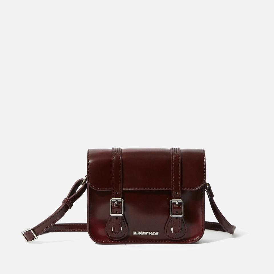 Dr. Martens Dr. Martens Women's 7" Oxford Rub Off Satchel - Cherry Vegan