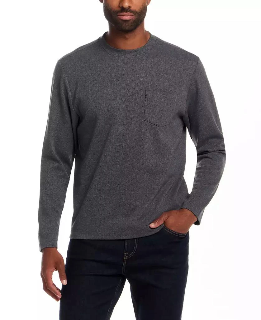 Weatherproof Vintage Men's Long Sleeve Pull On Crewneck Shirt