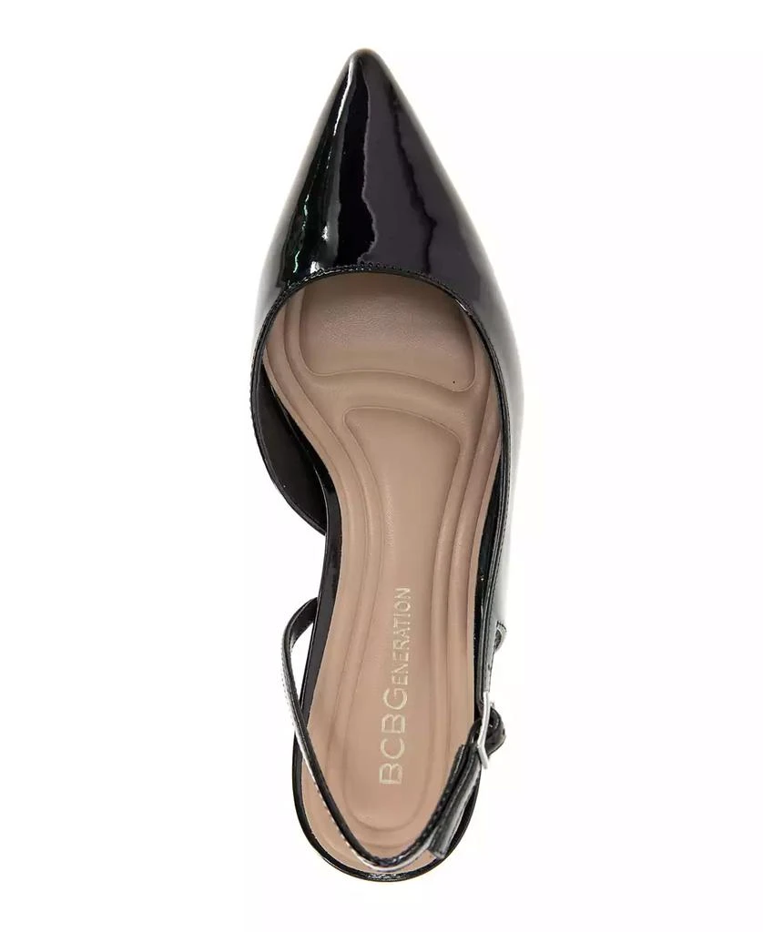 BCBG Women's Kittie Kitten Heel Sling Back Pumps 13