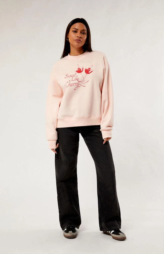 PacSun Cherry Cocktail Crew Neck Sweatshirt 3