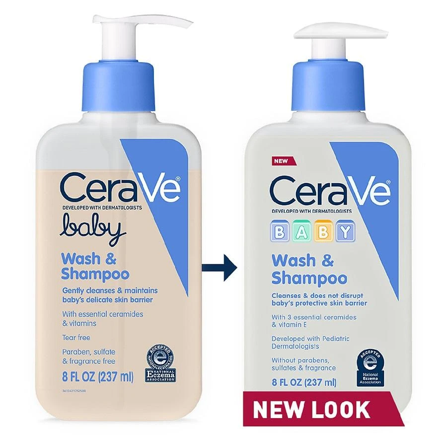 CeraVe Baby Wash and Shampoo for Tear-Free Baby Bath Time 3