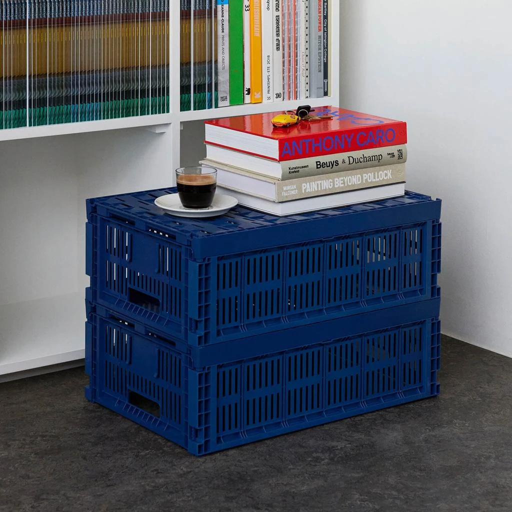 HAY HAY Colour Crate Lid - Large - Dark Blue 2