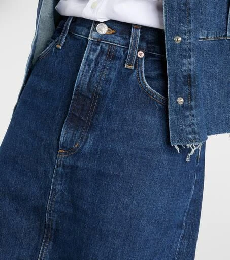 AGOLDE Hilla denim maxi skirt 4