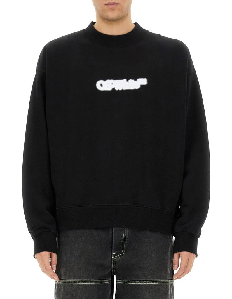 Off-White Off-White Logo Printed Crewneck Sweatshirt 1