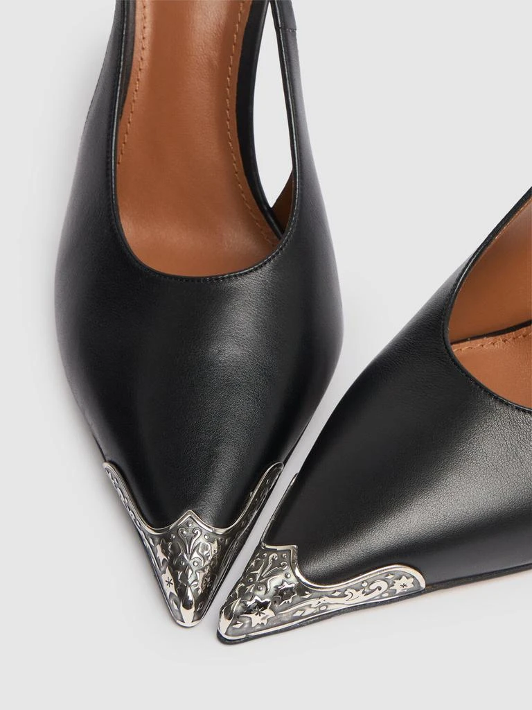 Paris Texas 105mm Jessica Leather Western Slingbacks 3