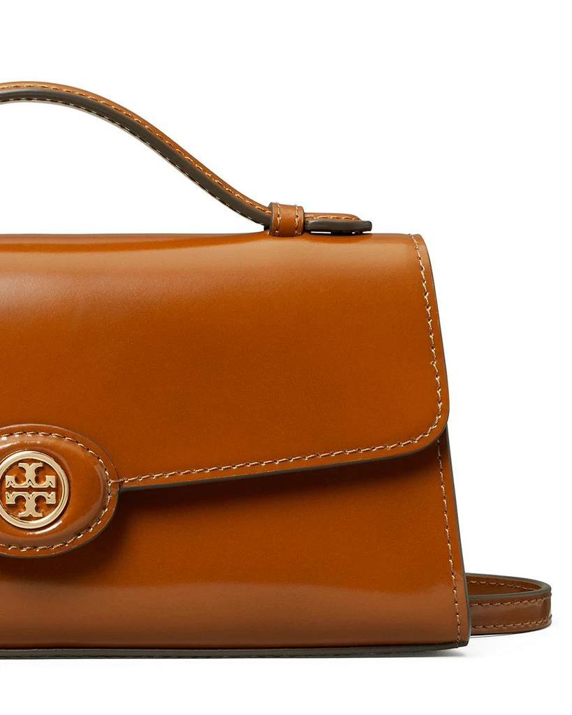 Tory Burch Robinson Spazzolato Top Handle Chain Wallet 4