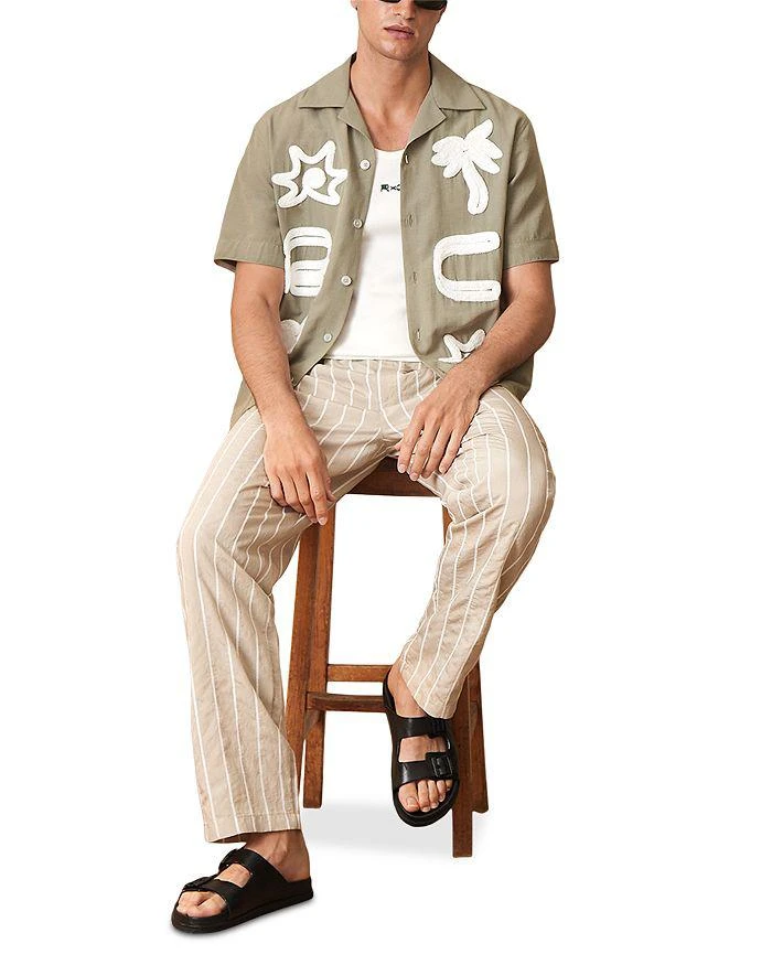 REISS Che Palco Embroidered Camp Shirt 3