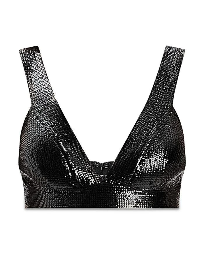 Herve Leger The Teri Sequined Bra Top 9