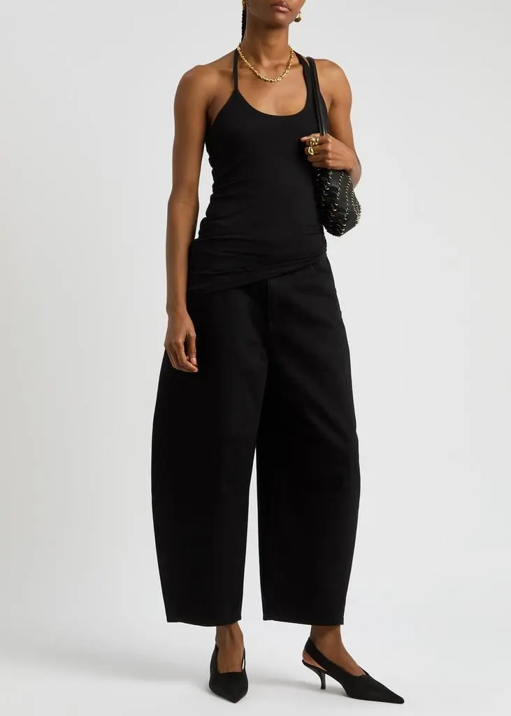 Helmut Lang Wind ruched jersey top 4