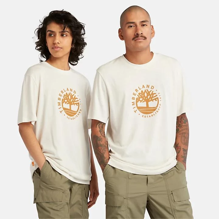 Timberland Refibra™ Logo Graphic Tee for Men in White 1