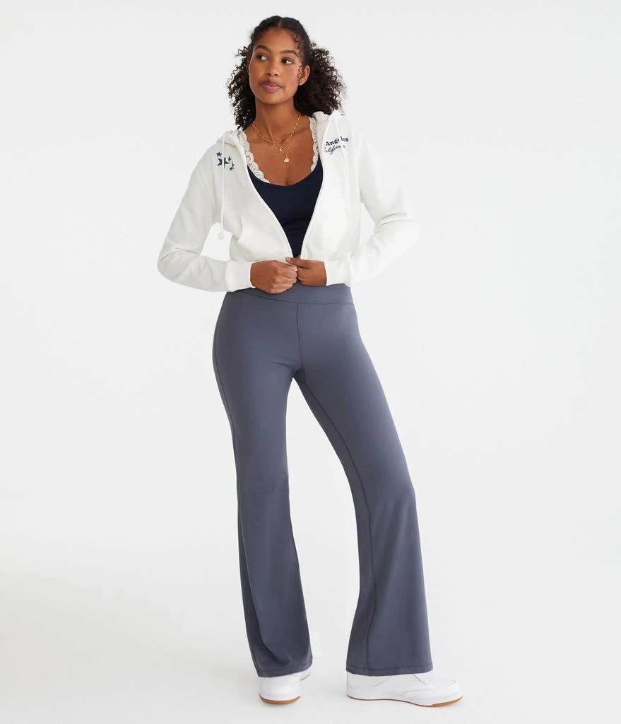 Aeropostale Curvy Air Soft Ultra High-Rise Flare Leggings 2