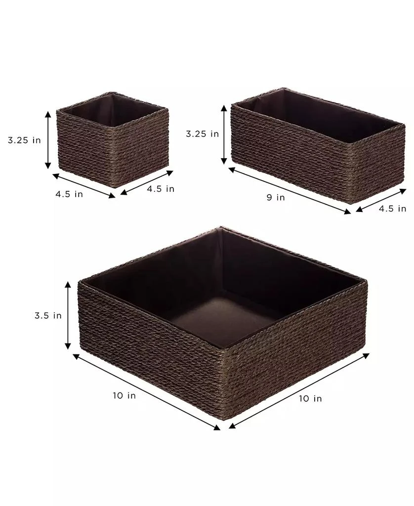 Sorbus Storage Baskets - Woven Paper Rope Material 6