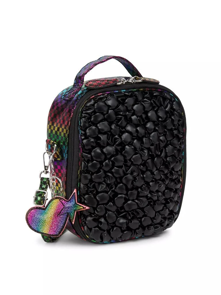Bari Lynn Girl's Checkered Rainbow Lunch Box 1