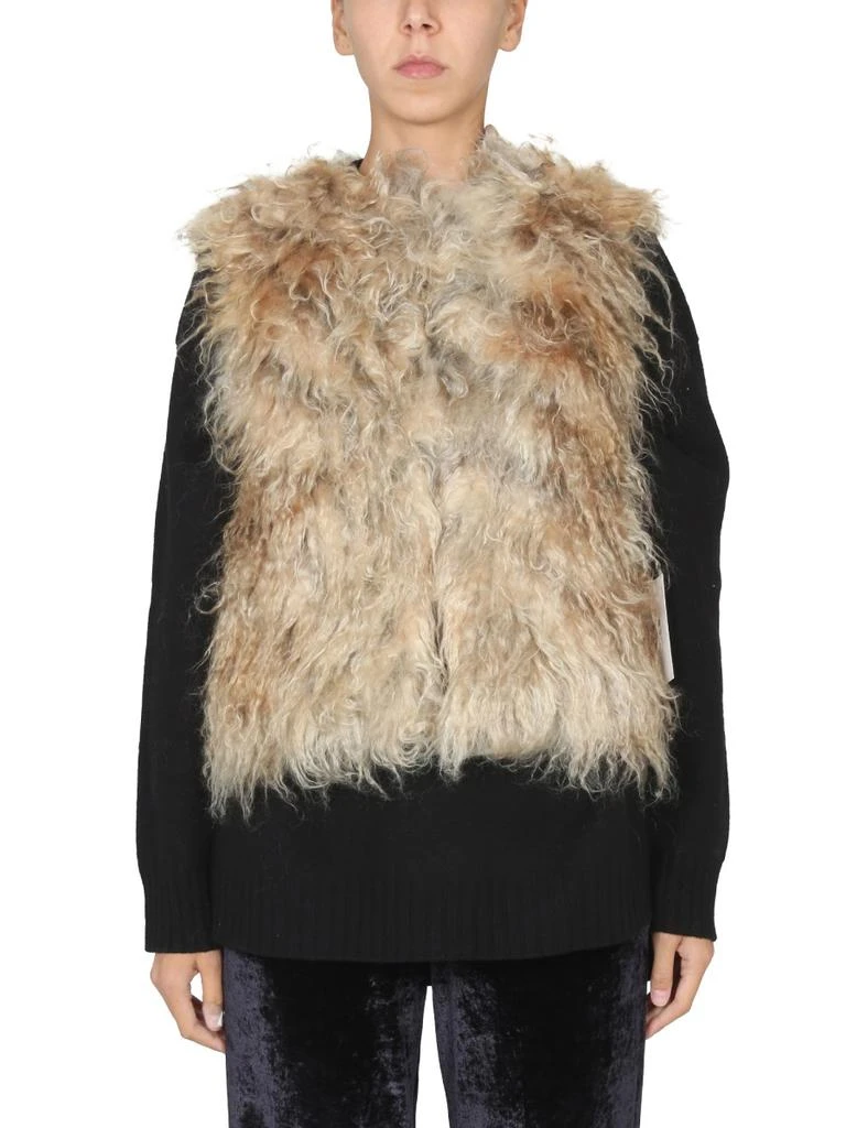 BECAGLI SINCE 1994 MOHAIR FUR VEST 1