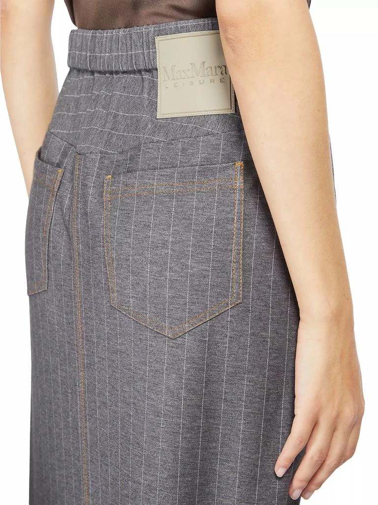 Max Mara Breda Pinstripe Midi-Skirt 4
