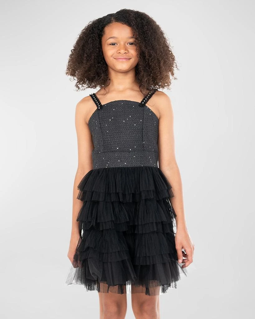 Zoe Girl's Naomi Combo Tulle Dress, Size 7-16 1
