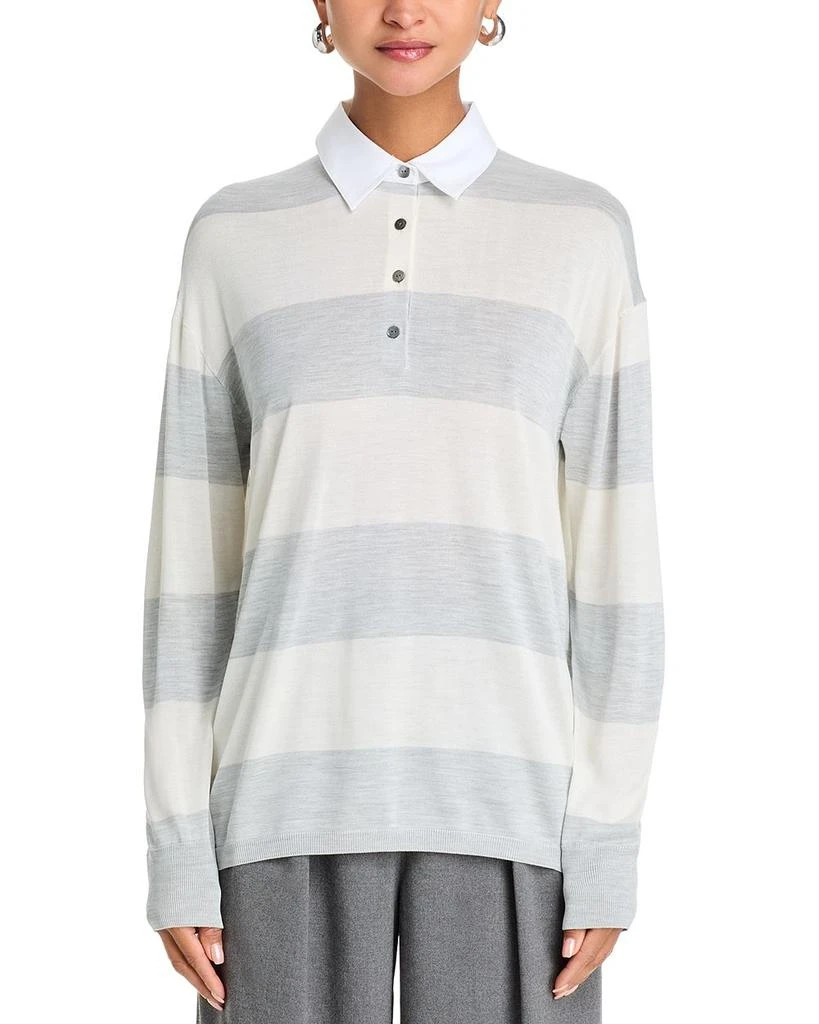 Theory Striped Rugby Shirt 6