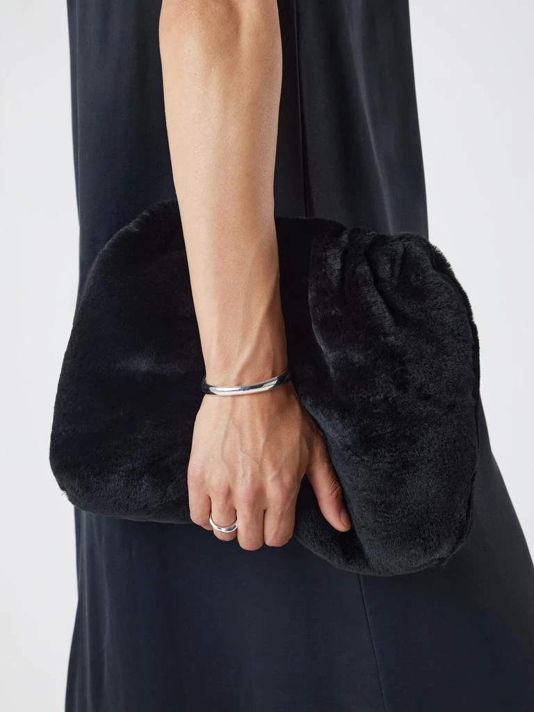 Gushlow & Cole Merino soft shearling clutch 2