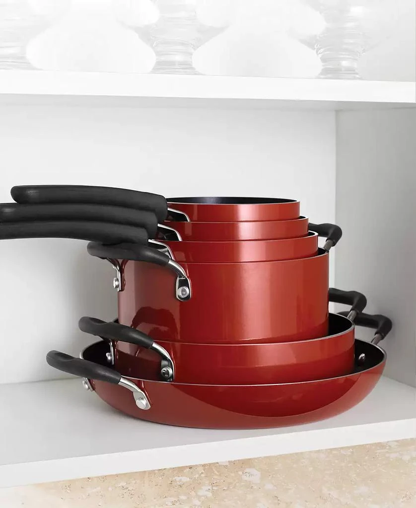 Tramontina Porcelain Enamel Heavy Gauge Aluminum Non Stick 11 Piece Cookware Set 8