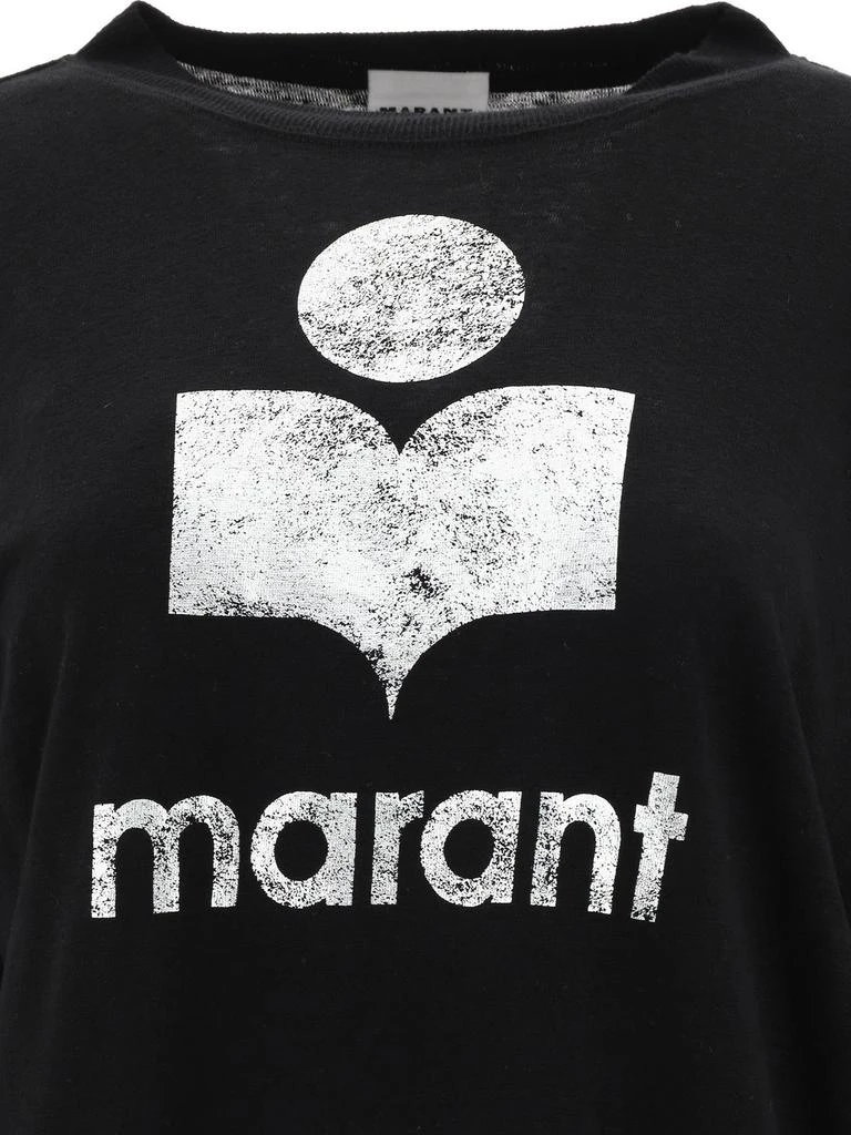 Isabel Marant Étoile Isabel Marant Étoile Logo Printed Long-Sleeved T-Shirt 4