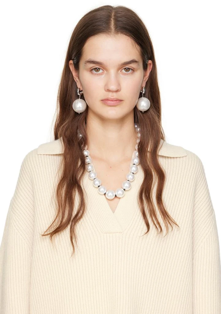 Numbering Silver #9131 Earrings 3