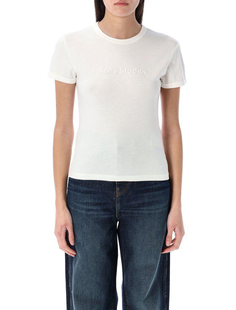 Acne Studios Acne Studios Logo Debossed Crewneck T-Shirt