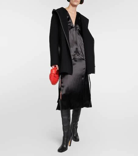 Bottega Veneta Belted wool and cashmere coat 2