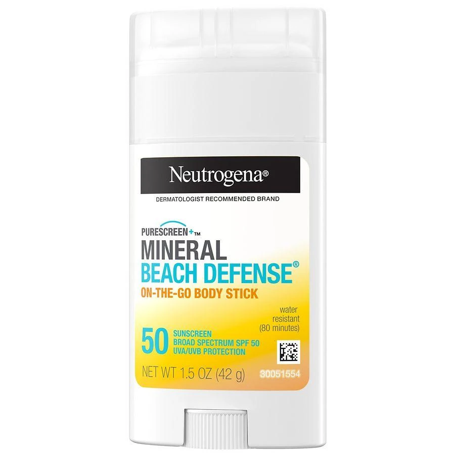 Neutrogena Purescreen+ Mineral Beach Defense Sunscreen Stick SPF 50 7