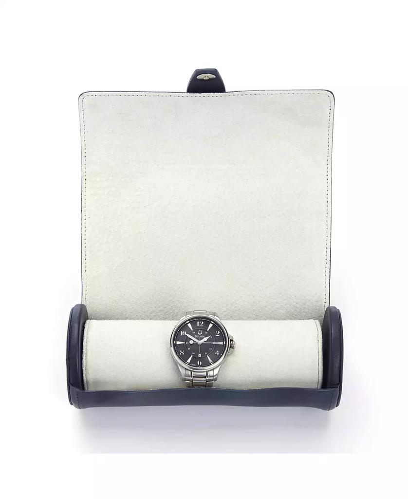 ROYCE New York Suede Lined Travel Watch Roll
