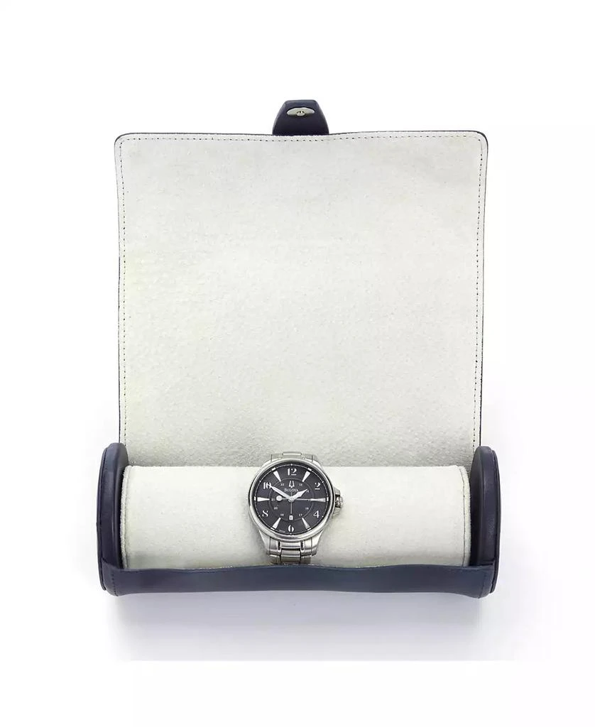 ROYCE New York Suede Lined Travel Watch Roll 1