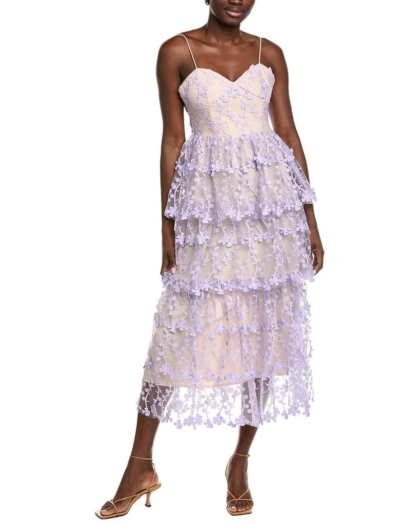 knee length dresses for ladies Lace Midi Dress – Endless Rose main image 0