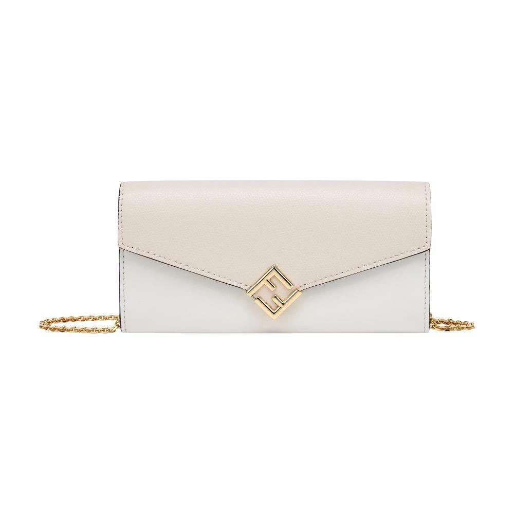 Fendi FF Diamonds Continental With Chain 6