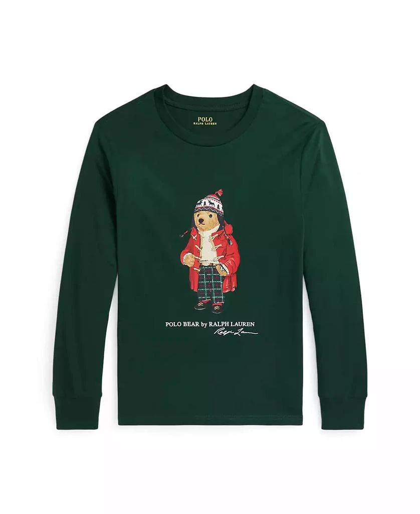 Ralph Lauren Big Boys Polo Bear Cotton Long Sleeve Tee 1