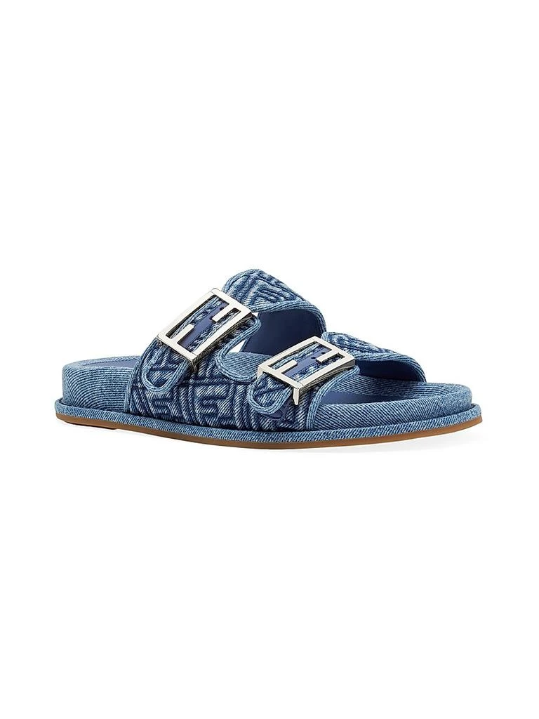 Fendi FF Feel Denim Sandals 2