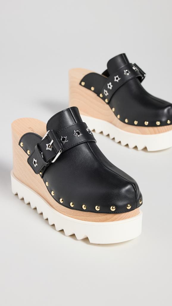 【Stella McCartney】Elyse clog ★関税送料込み Stella McCartney Elyse Star-Studded Mules - Slippers