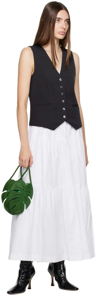 Staud White Sea Midi Skirt 4