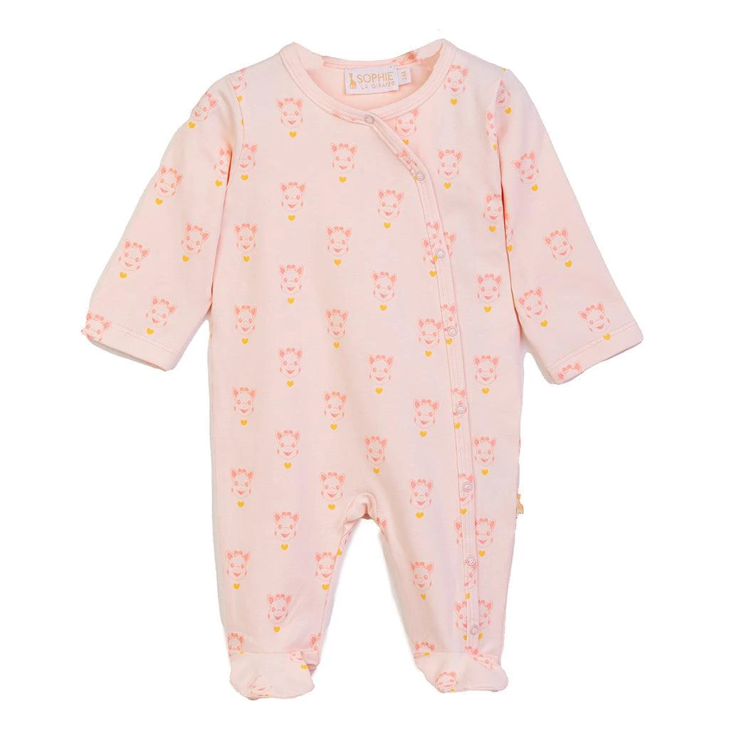 Sophie la Girafe Pink Giraffe Print Bodysuit 1