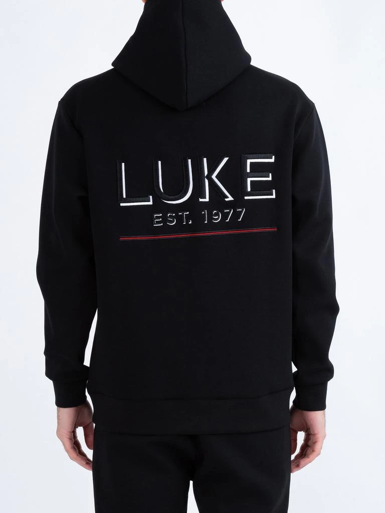 Luke 1977 Lever 3d text detail hoodie 3