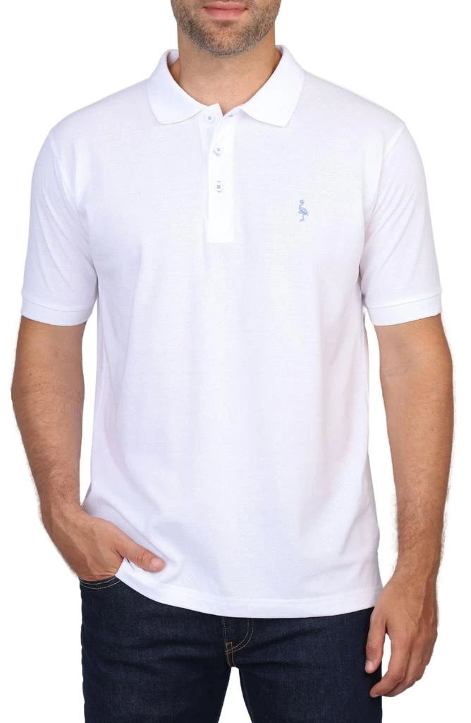TailorByrd Solid Piqué Knit Polo 1