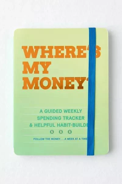Urban Outfitters Knock Knock Where's My Money Habit Tracker Journal 1