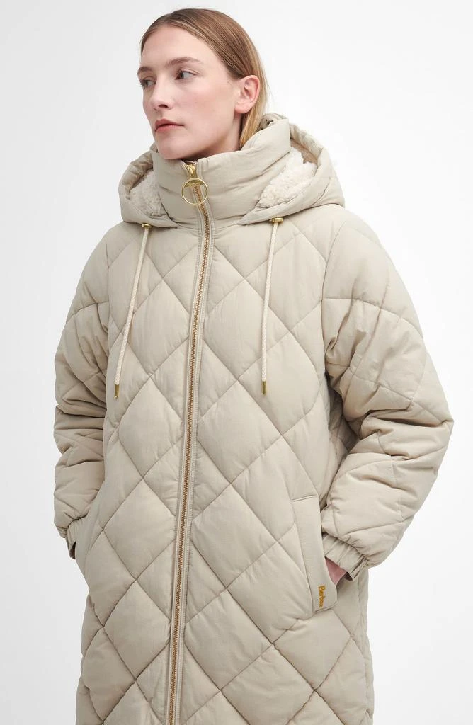 Barbour Kirkton Longline Puffer Coat 9