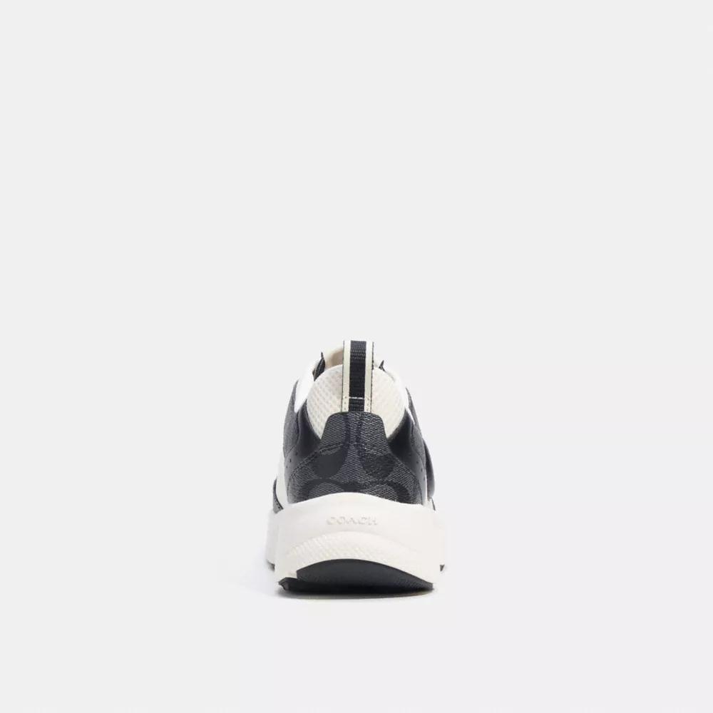 コーチ C275 SIG TECH RUNNER US 7 スニーカー白黒 C275 Tech Runner In Signature Canvas – On Sale Now with Up