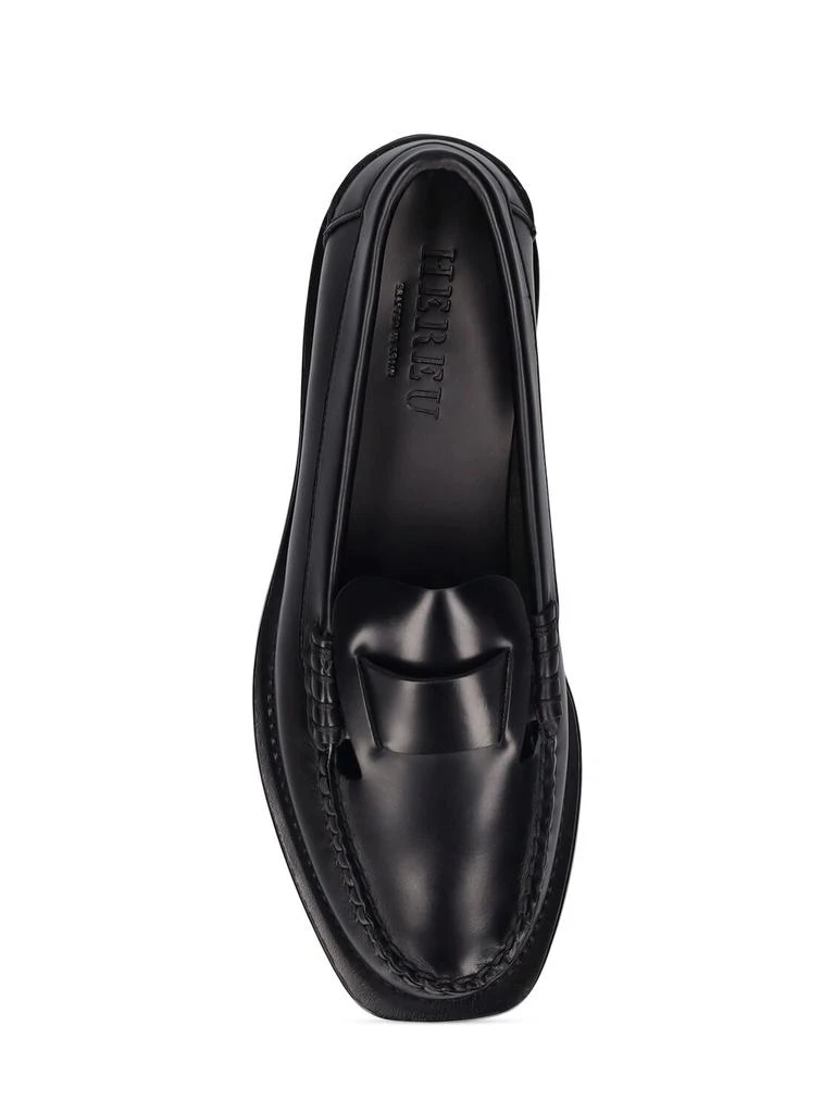 HEREU 20mm Sineu Leather Loafers 5